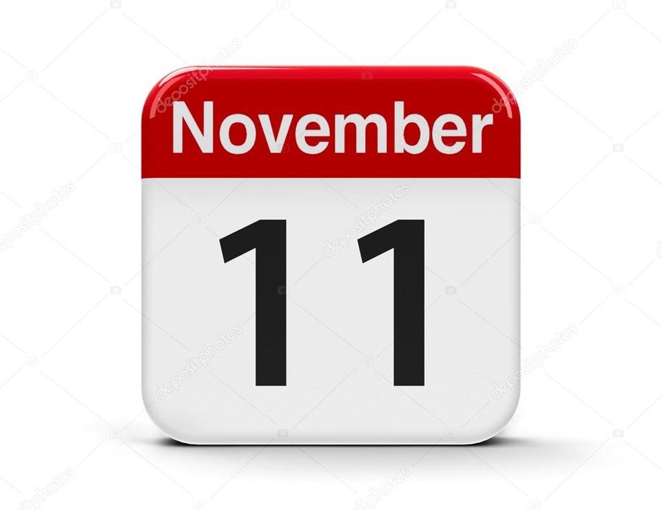 11 november - geen les
